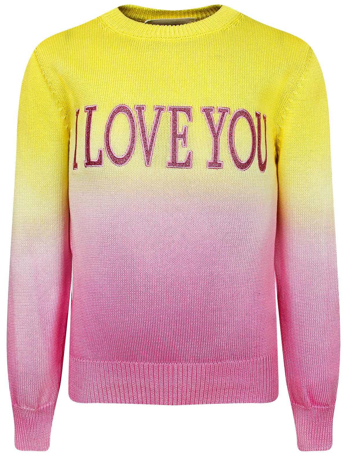 Хлопковый джемпер I love you