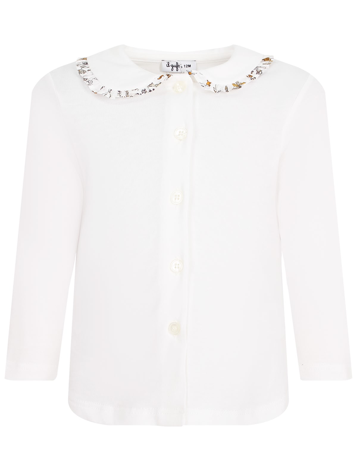 Белая блуза из хлопка