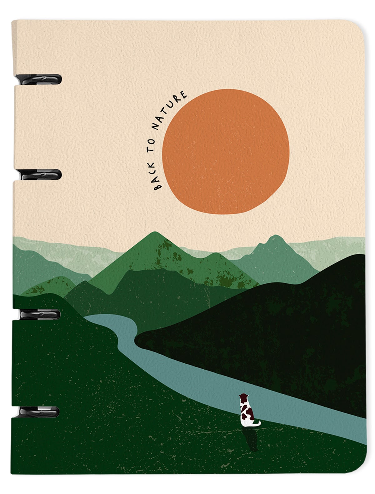 Тетрадь общая Back to nature, 163х212 мм, 120 л., клетка