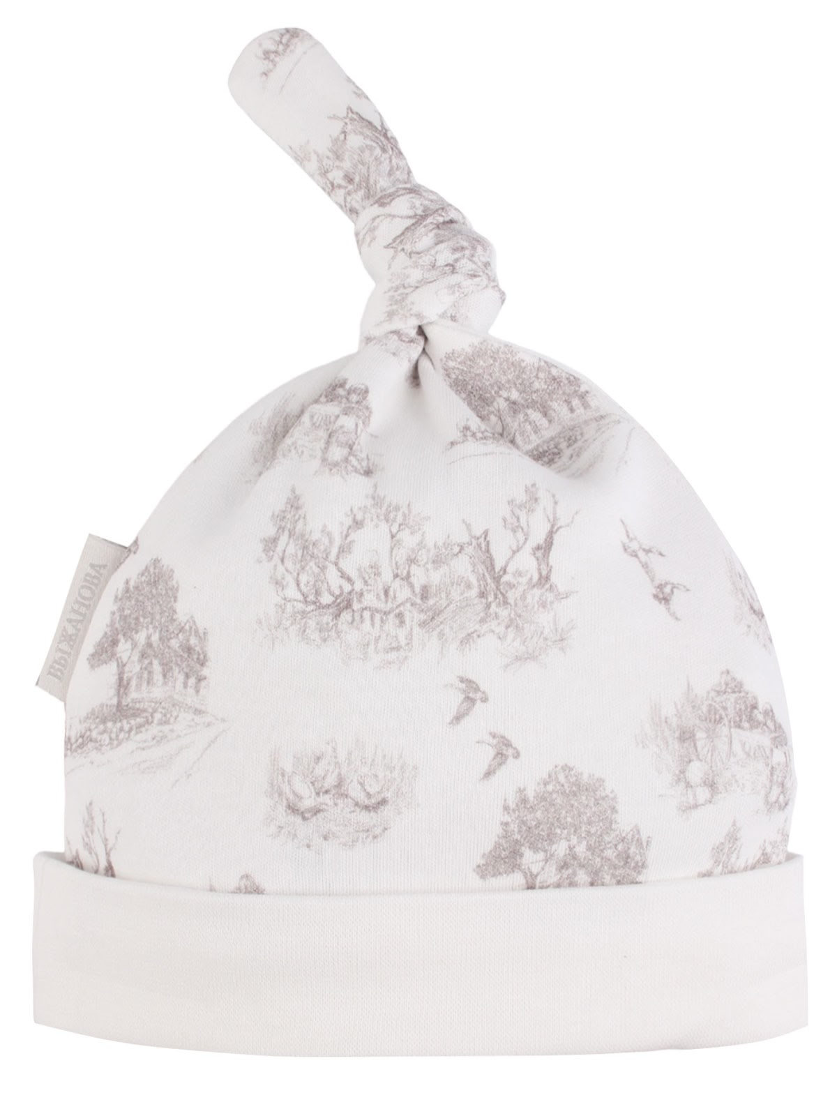Шапочка с принтом
