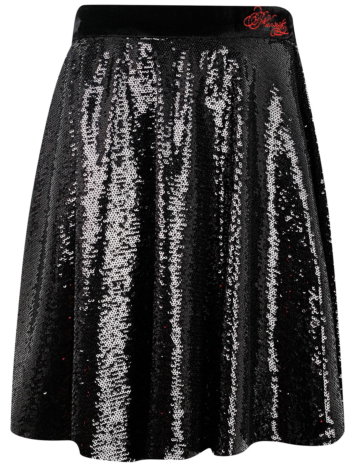 Юбка с пайетками