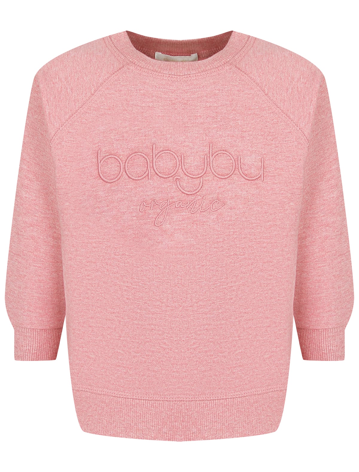 Розовый свитшот из органического хлопка