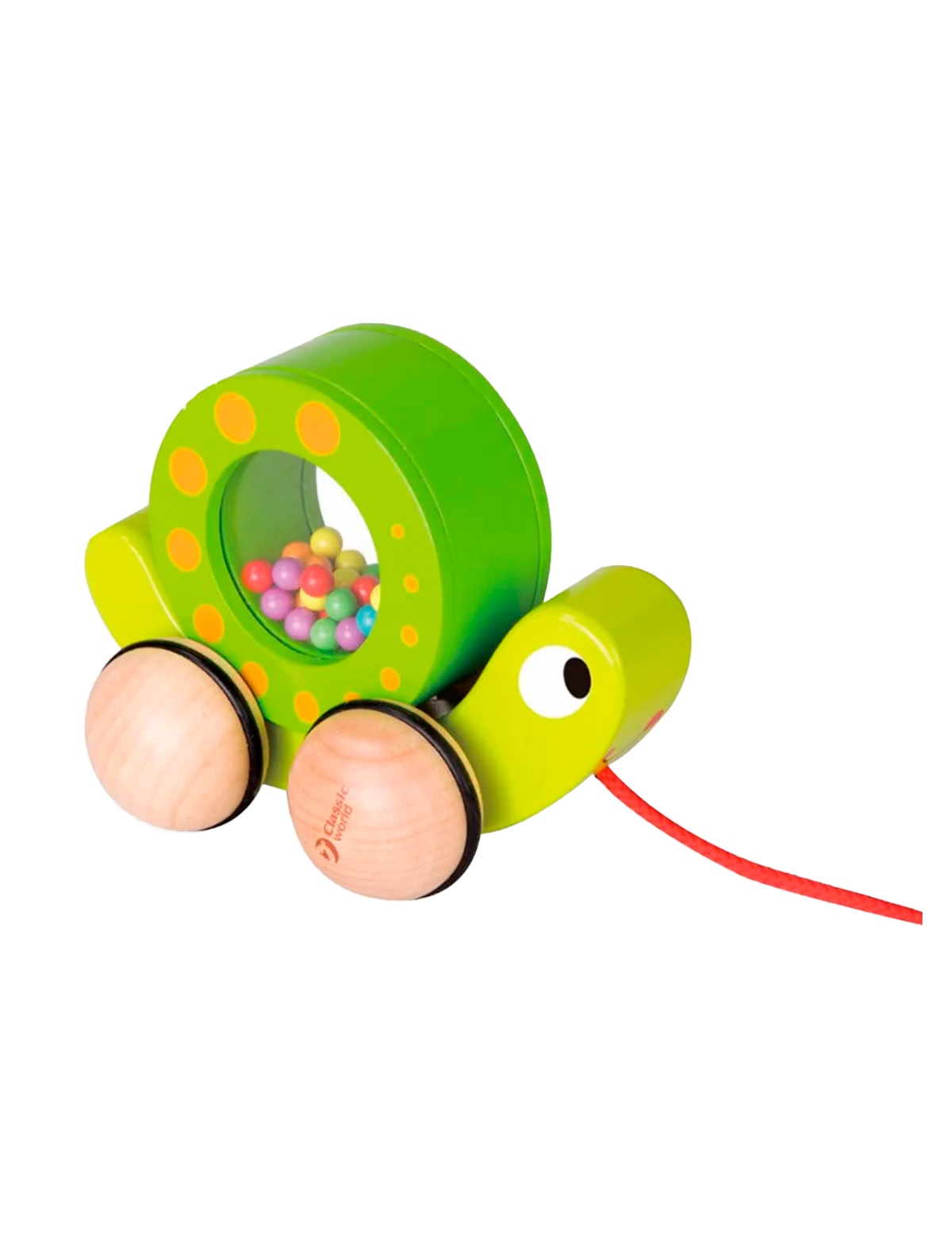 Каталка на веревочке Улитка