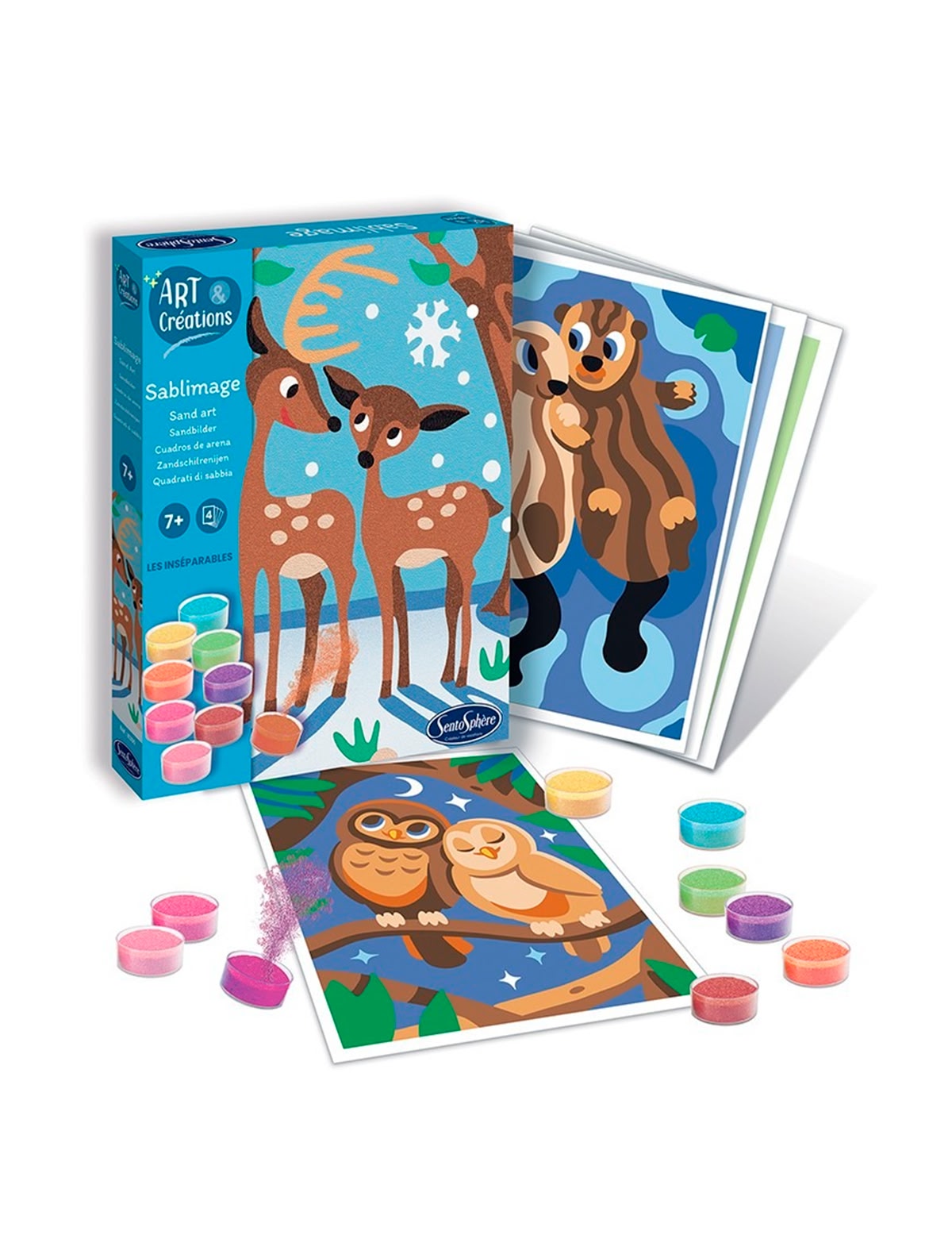 Песочные картинки: Неразлучные друзья