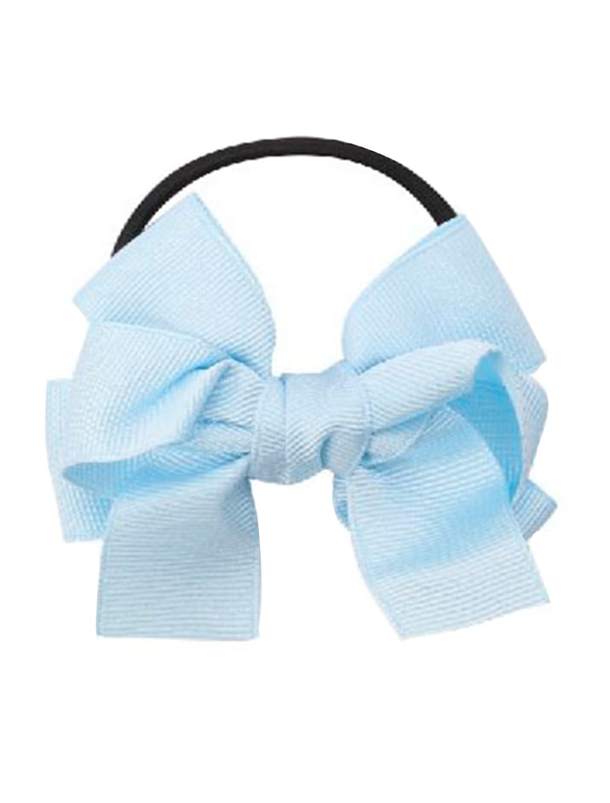 Резинка для волос "голубой бант"