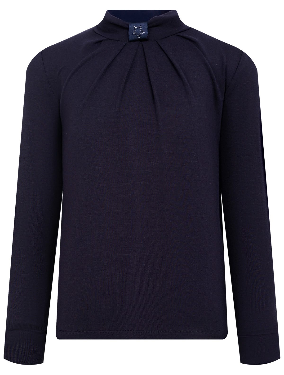 Лонгслив со звездочкой на воротнике