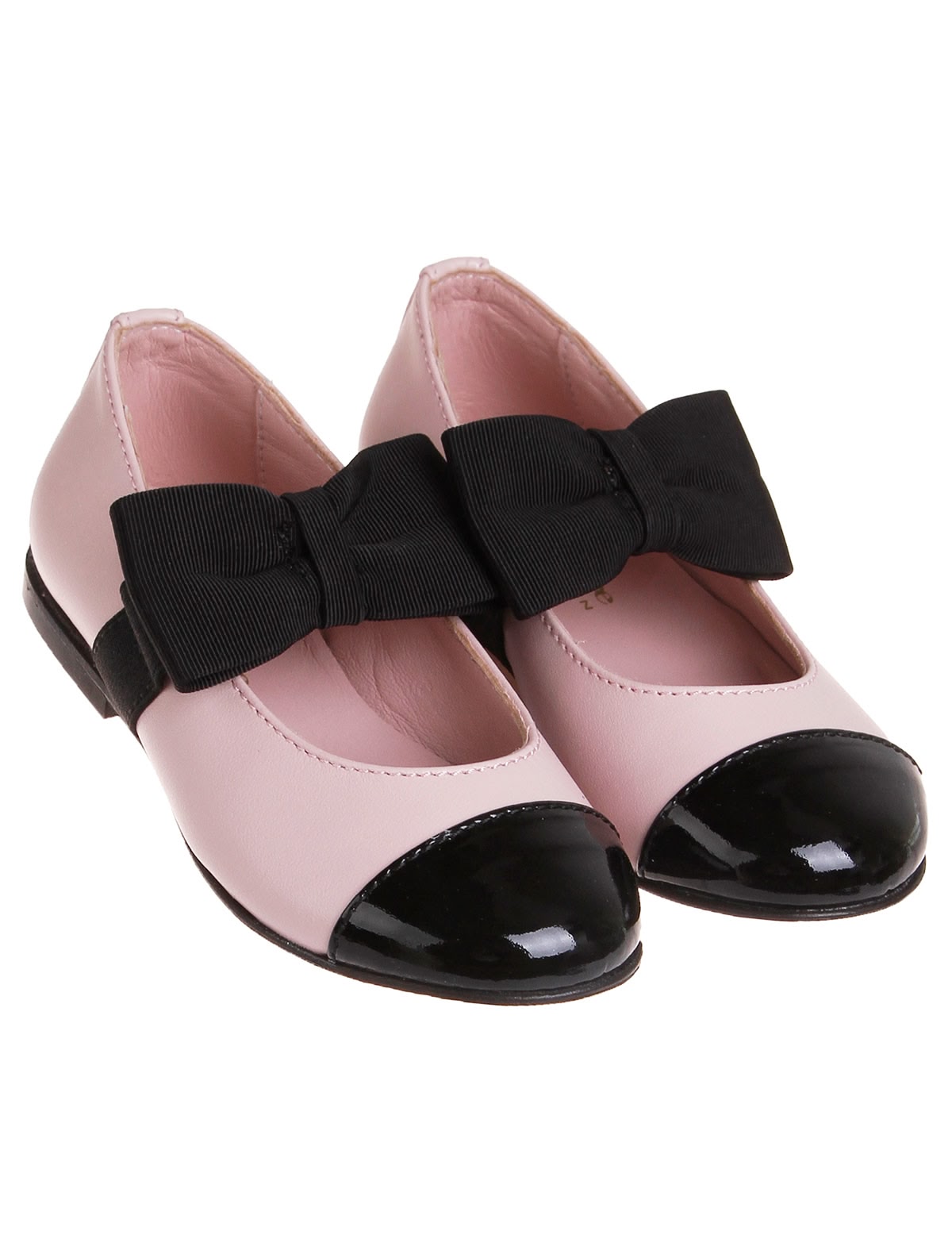 Балетки с бантами