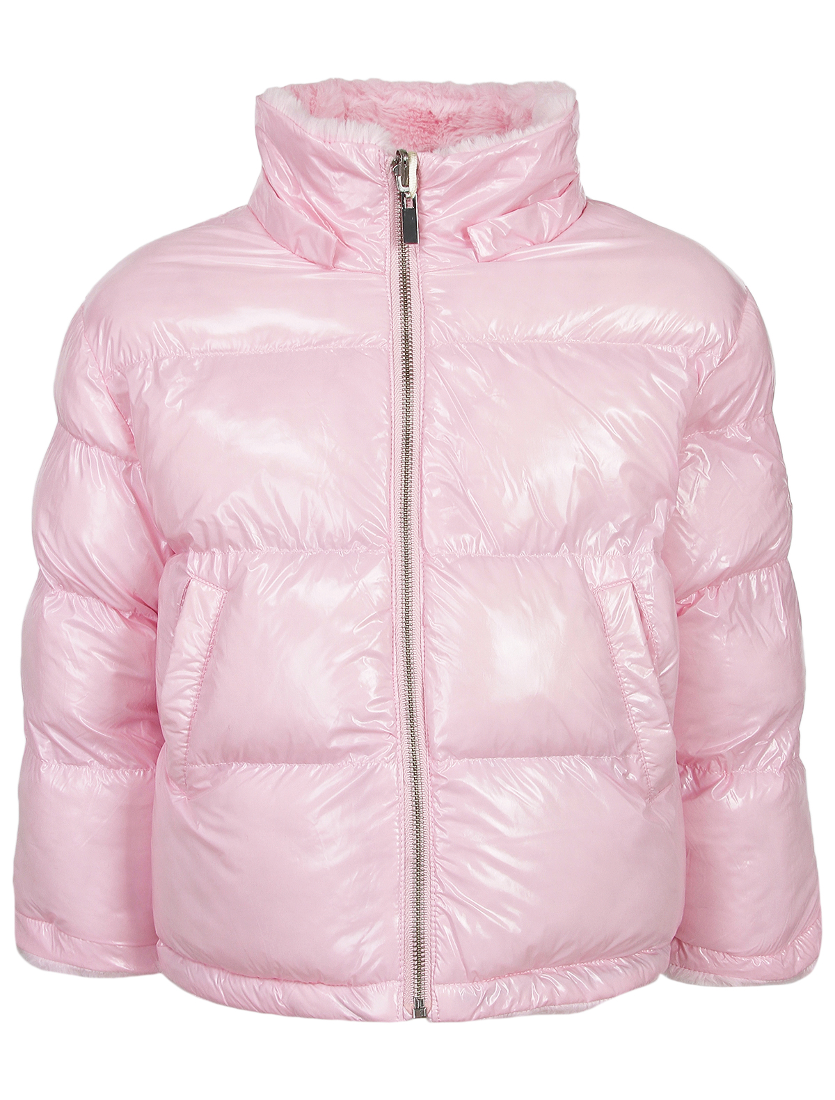 Куртка меховая TWINSET 2613316, цвет розовый, размер 15 4234509380240 - фото 9