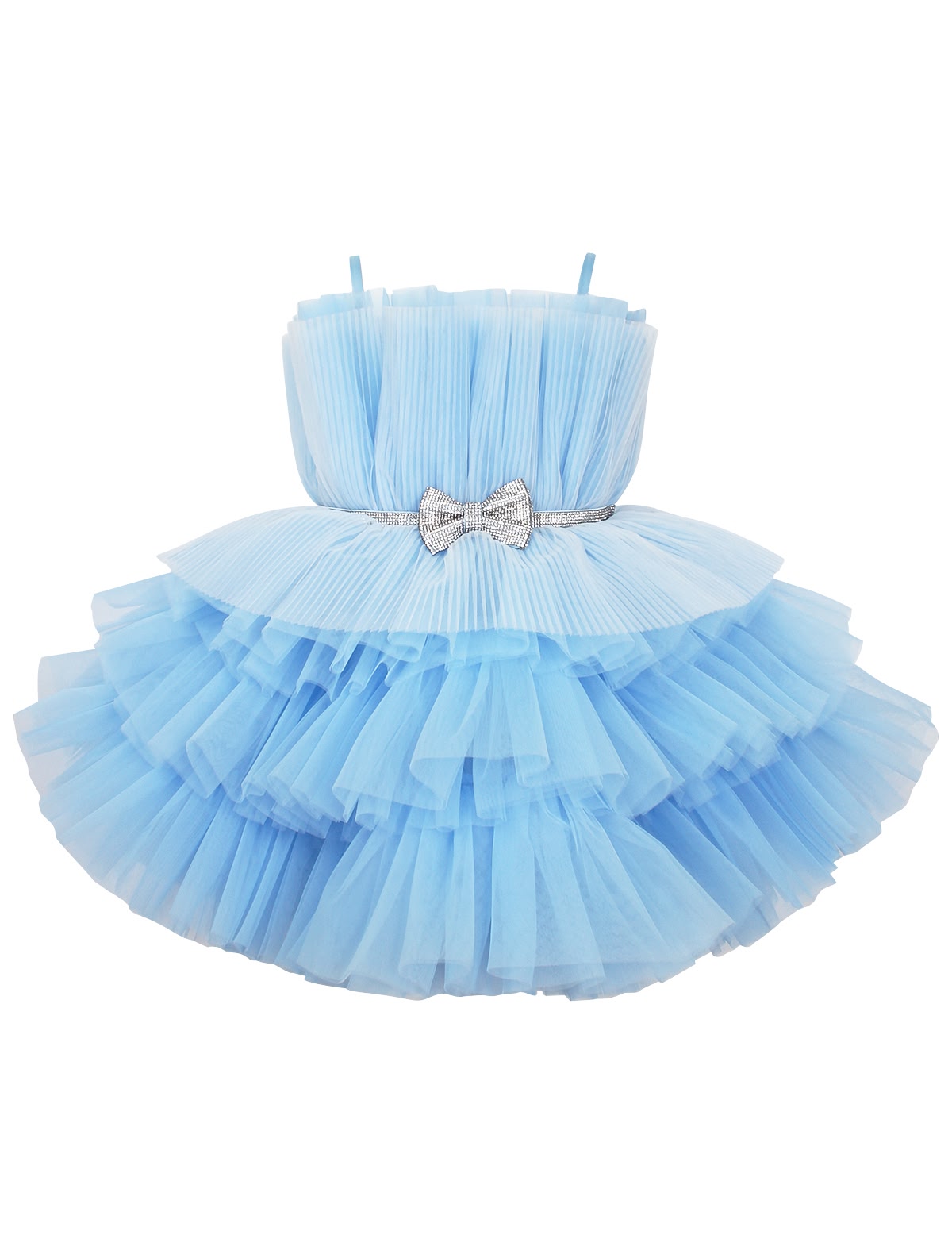 Небесно-голубое платье