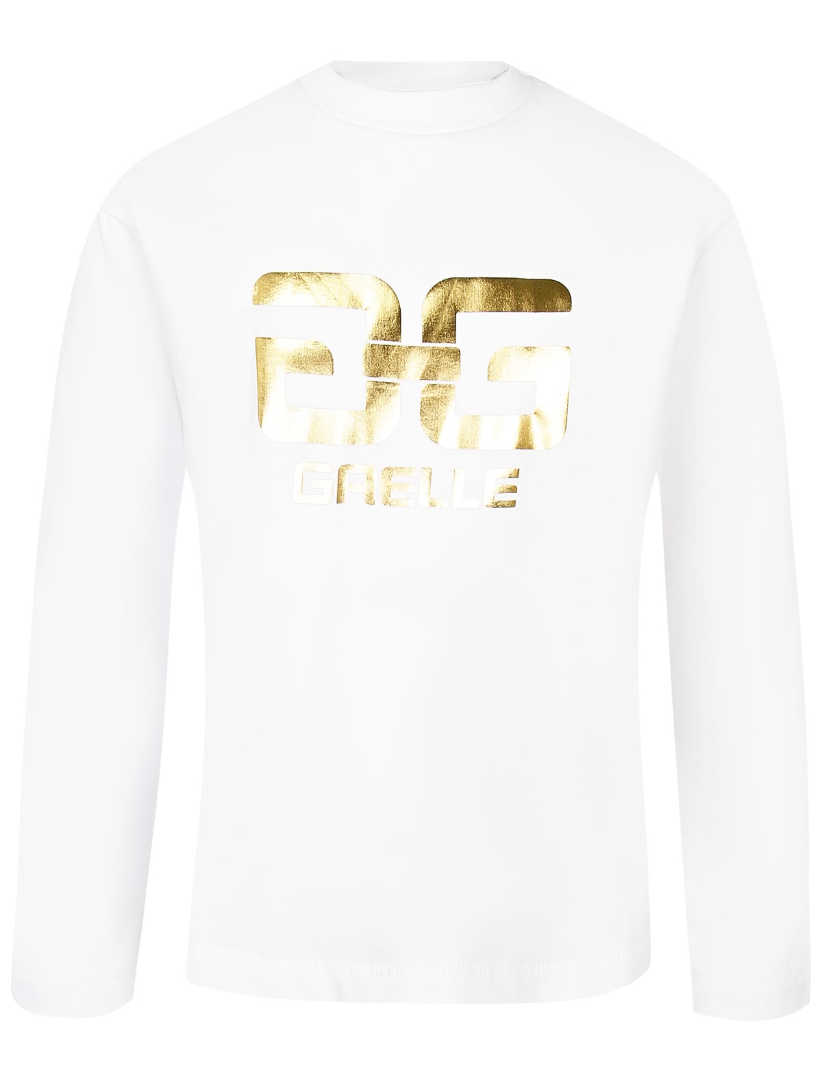 Лонгслив с золотой монограммой