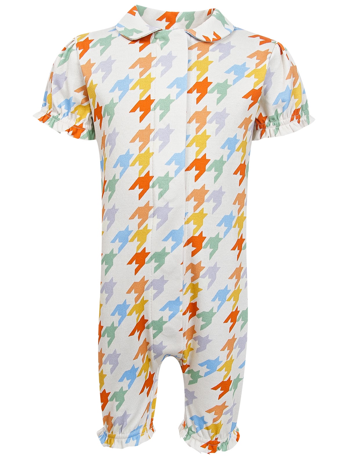 Хлопковый песочник с принтом "гусиная лапка"