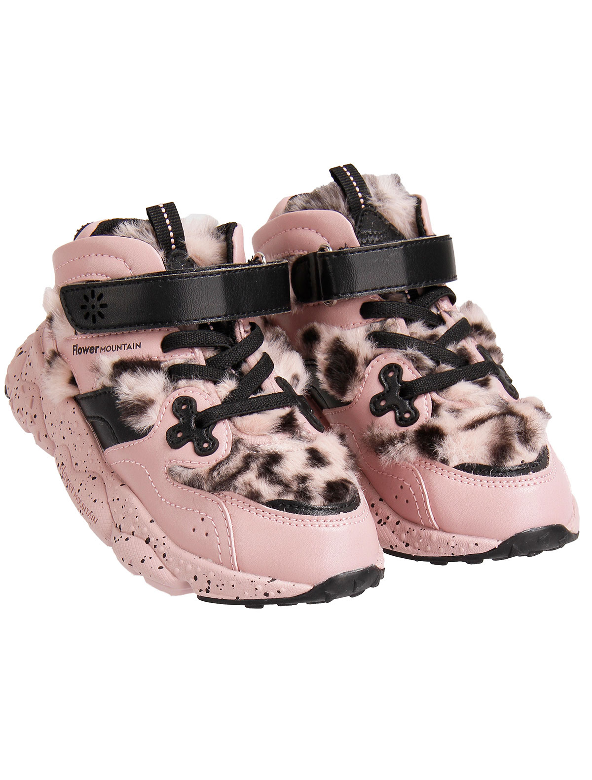 Розовые кроссовки с экомехом