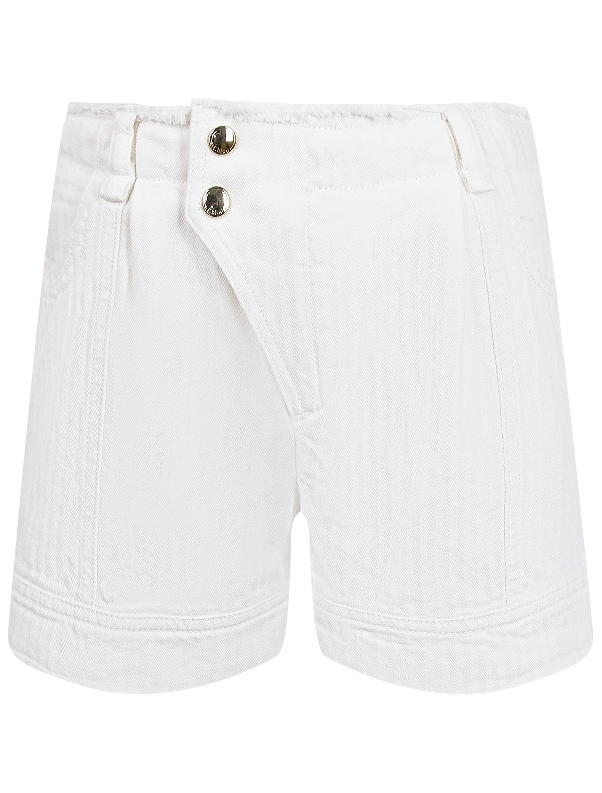 белые Шорты из хлопка