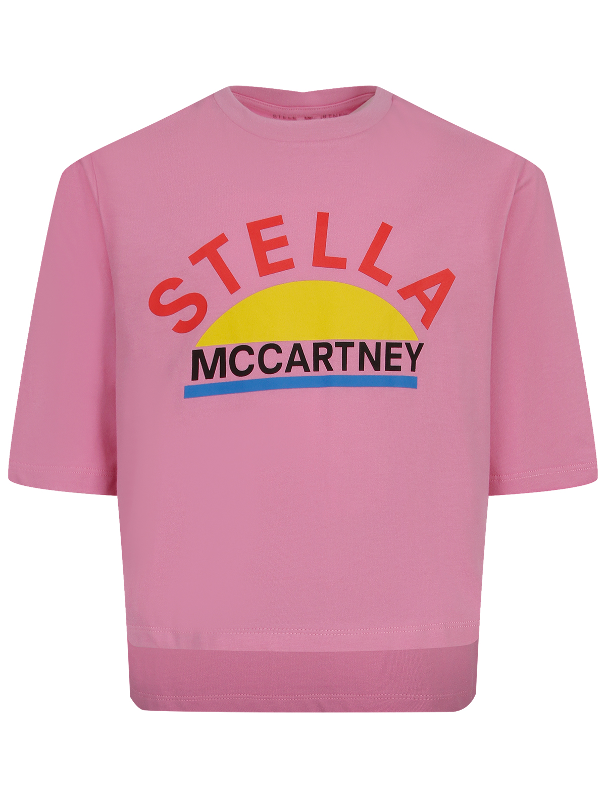 Футболка Stella McCartney розового цвета