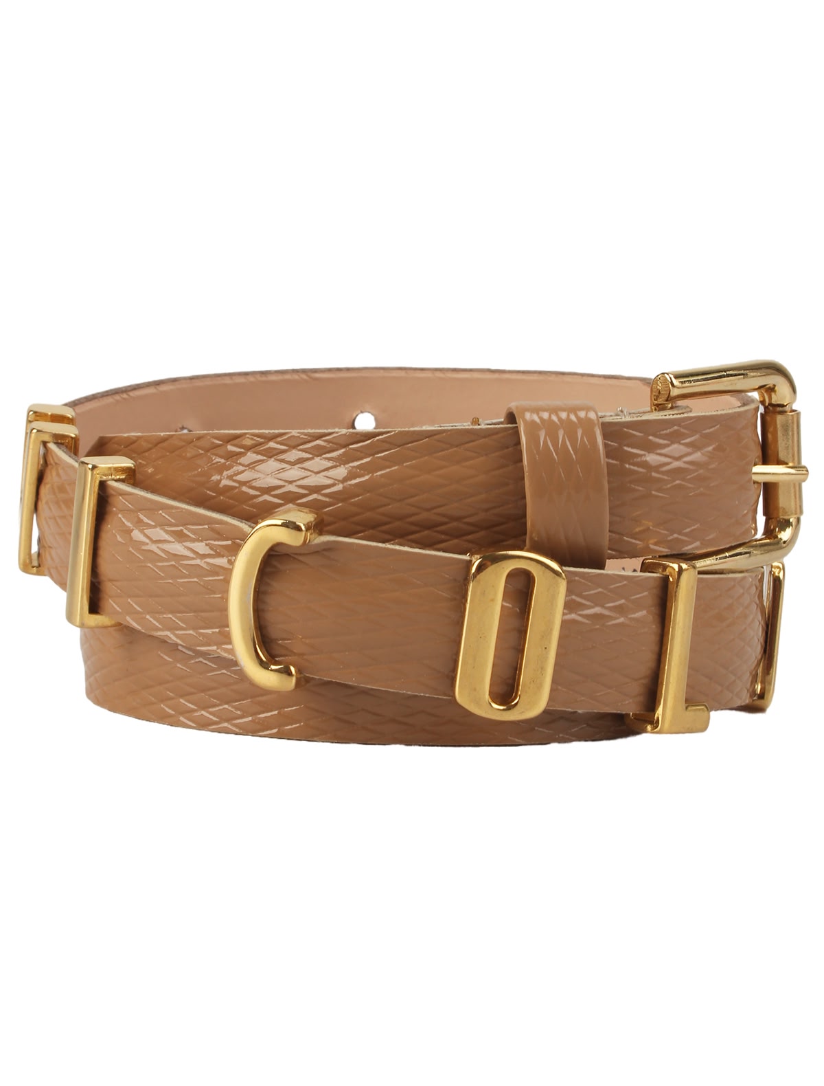 Бежевый ремень