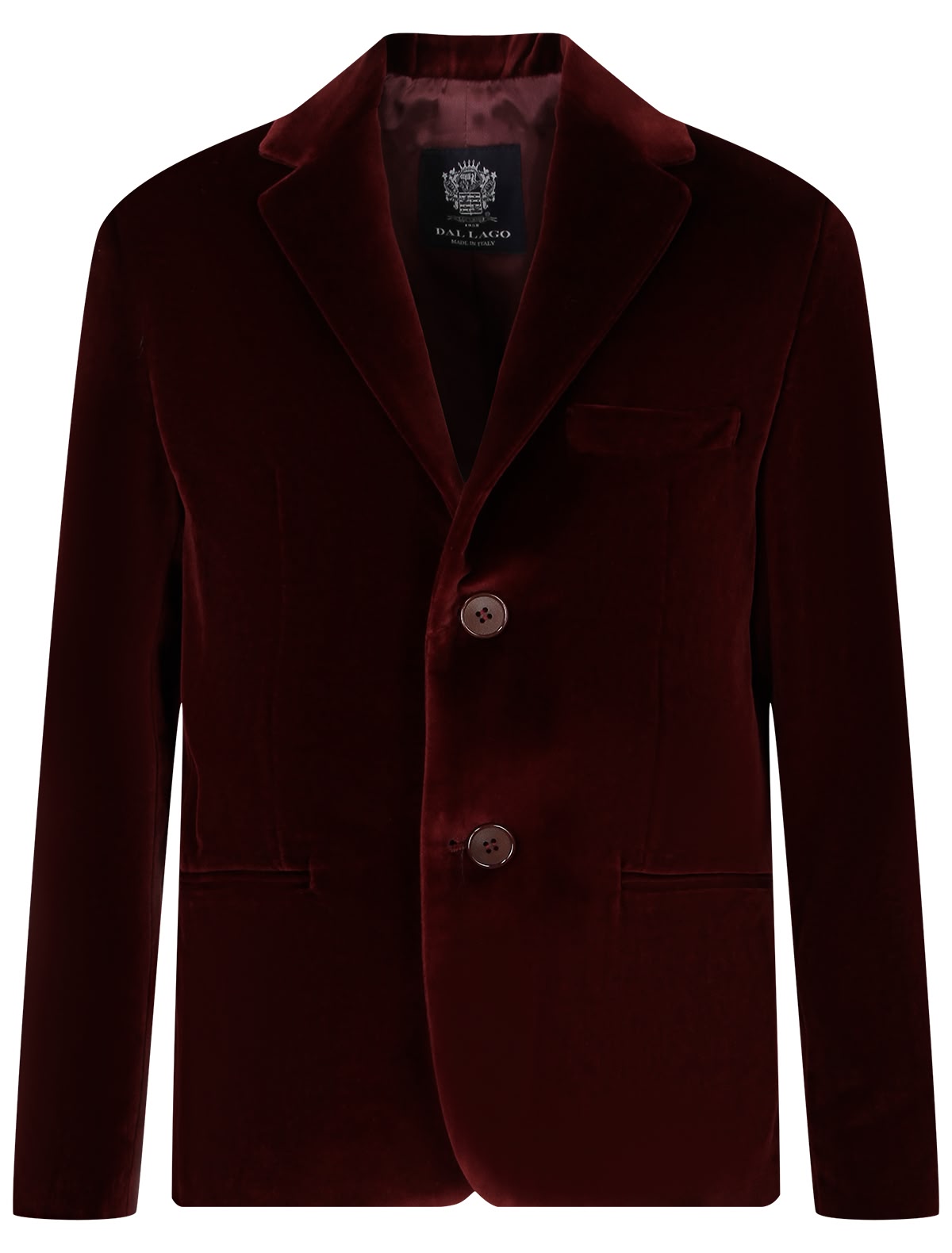 Бордовый бархатный пиджак