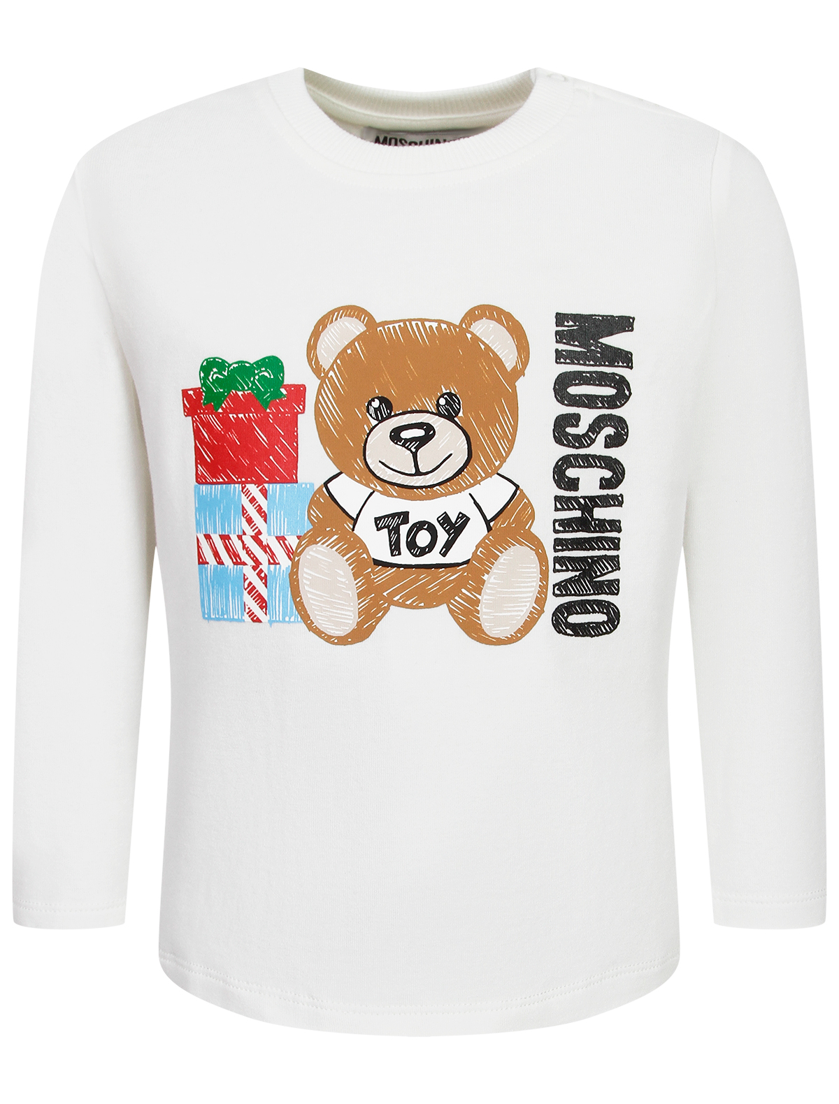 

Лонгслив Moschino, Белый, 2497269