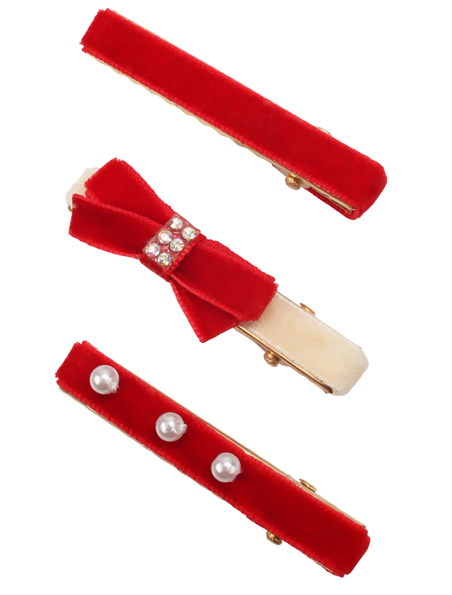 

Заколка Junefee, Красный, 3096506