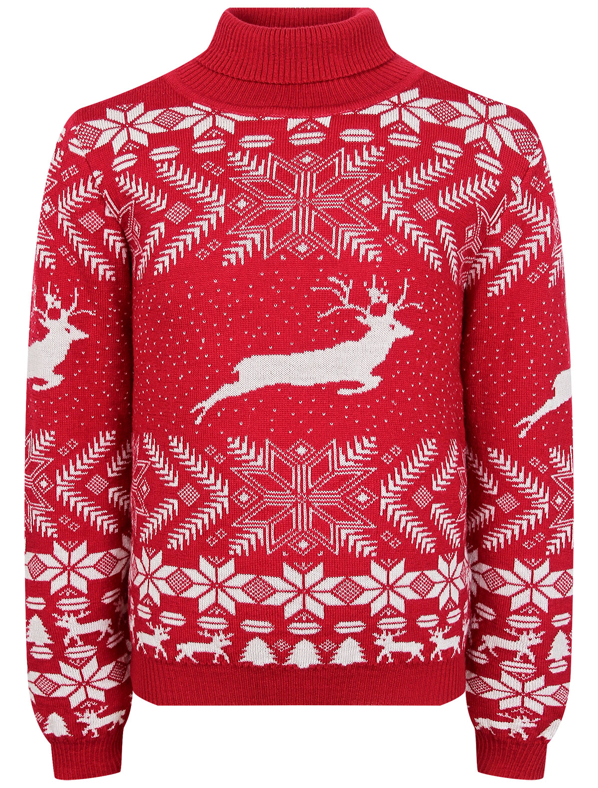 Шерстяной джемпер с высоким горлом