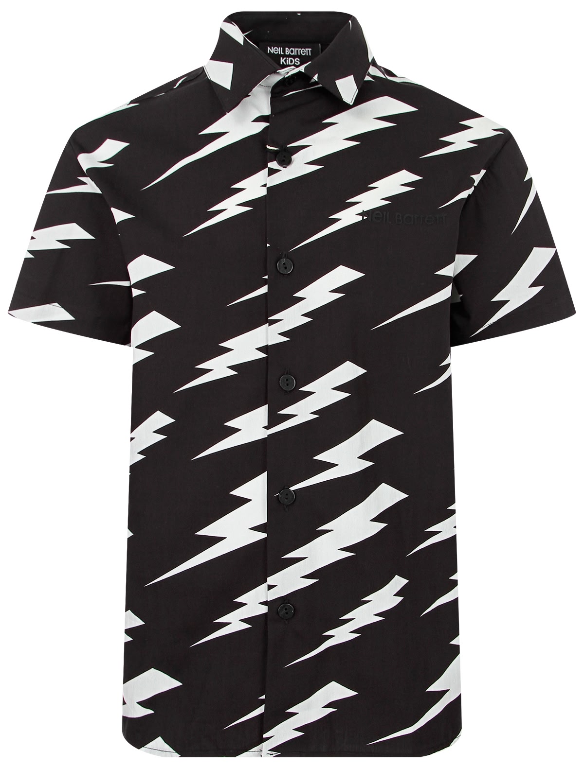 Рубашка с принтом молнии