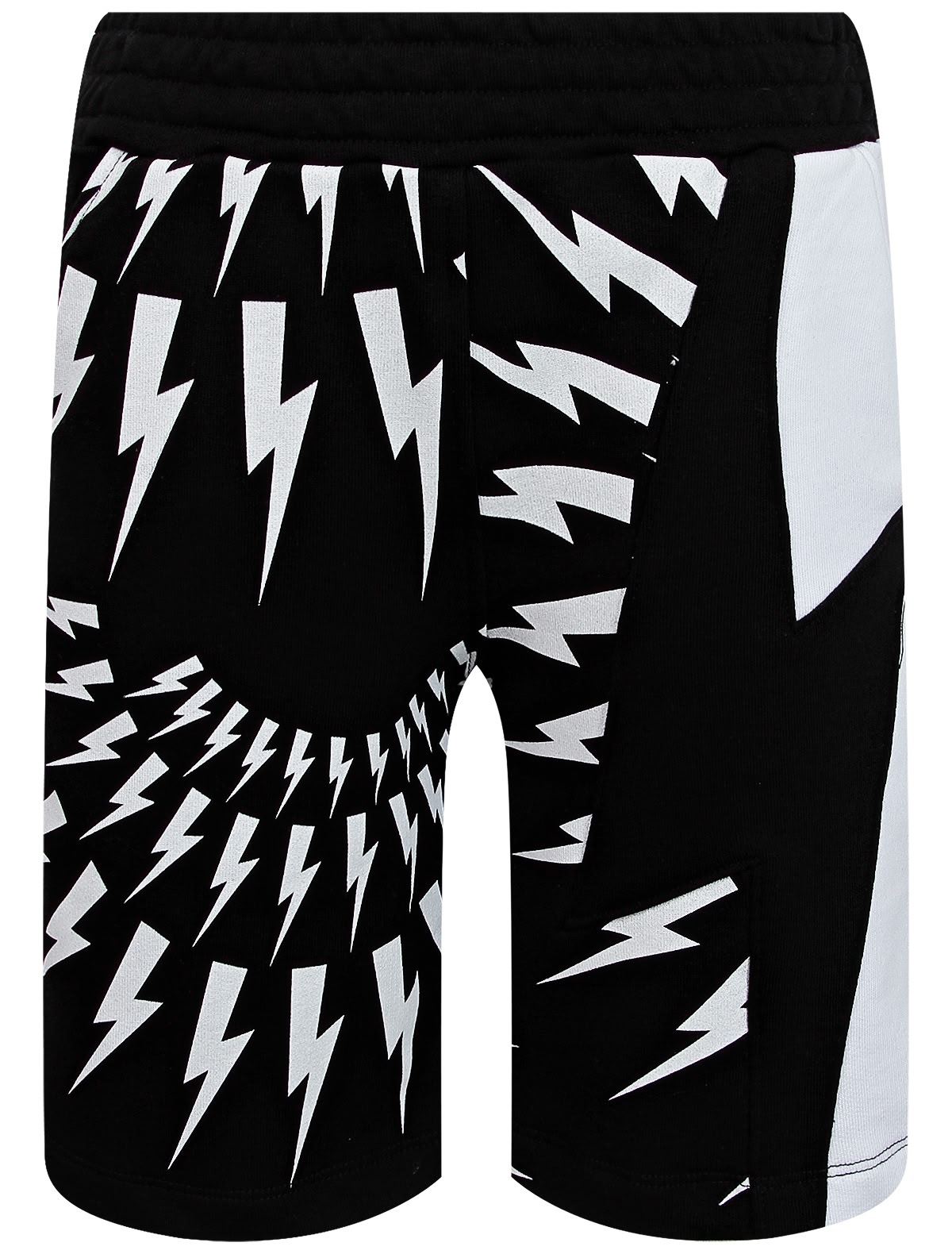 Шорты с принтом молнии