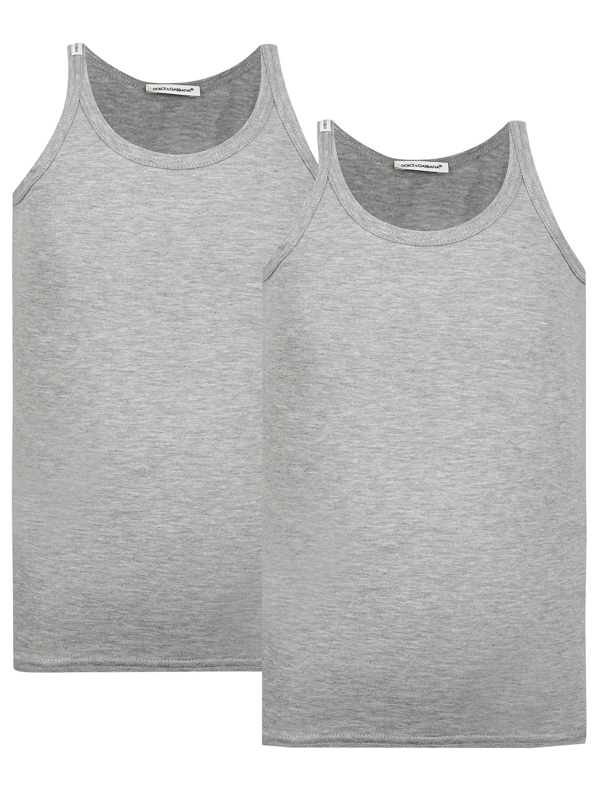 Набор из 2х серых базовых бельевых маек