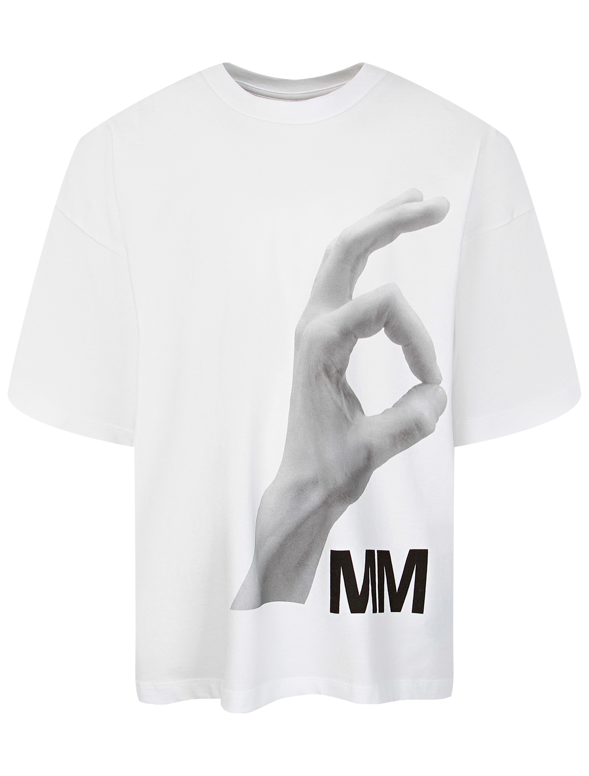 

Футболка MM6 Maison Margiela, Белый, 2480474