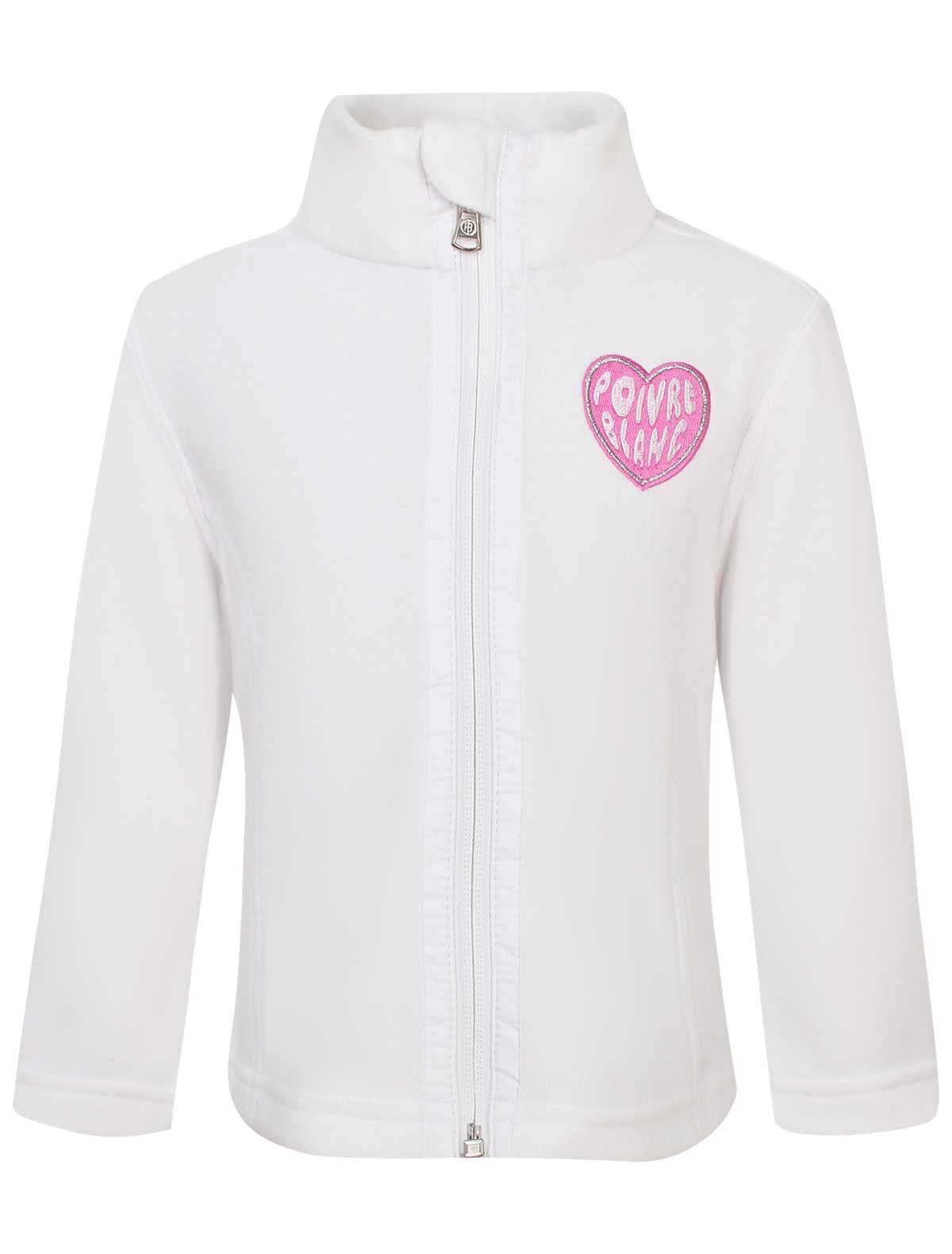 Белая толстовка с сердечком