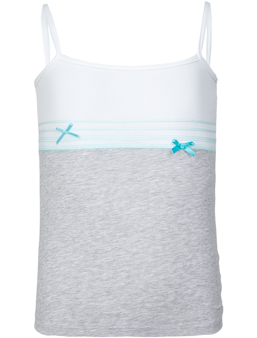 Майка бельевая с бантиками