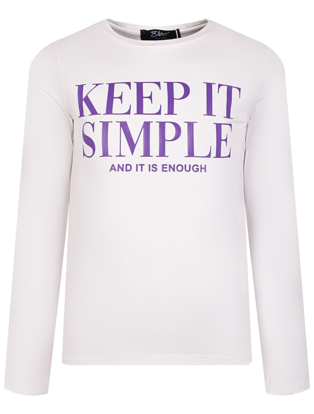 Лонгслив «Keep it simple and it is enough»