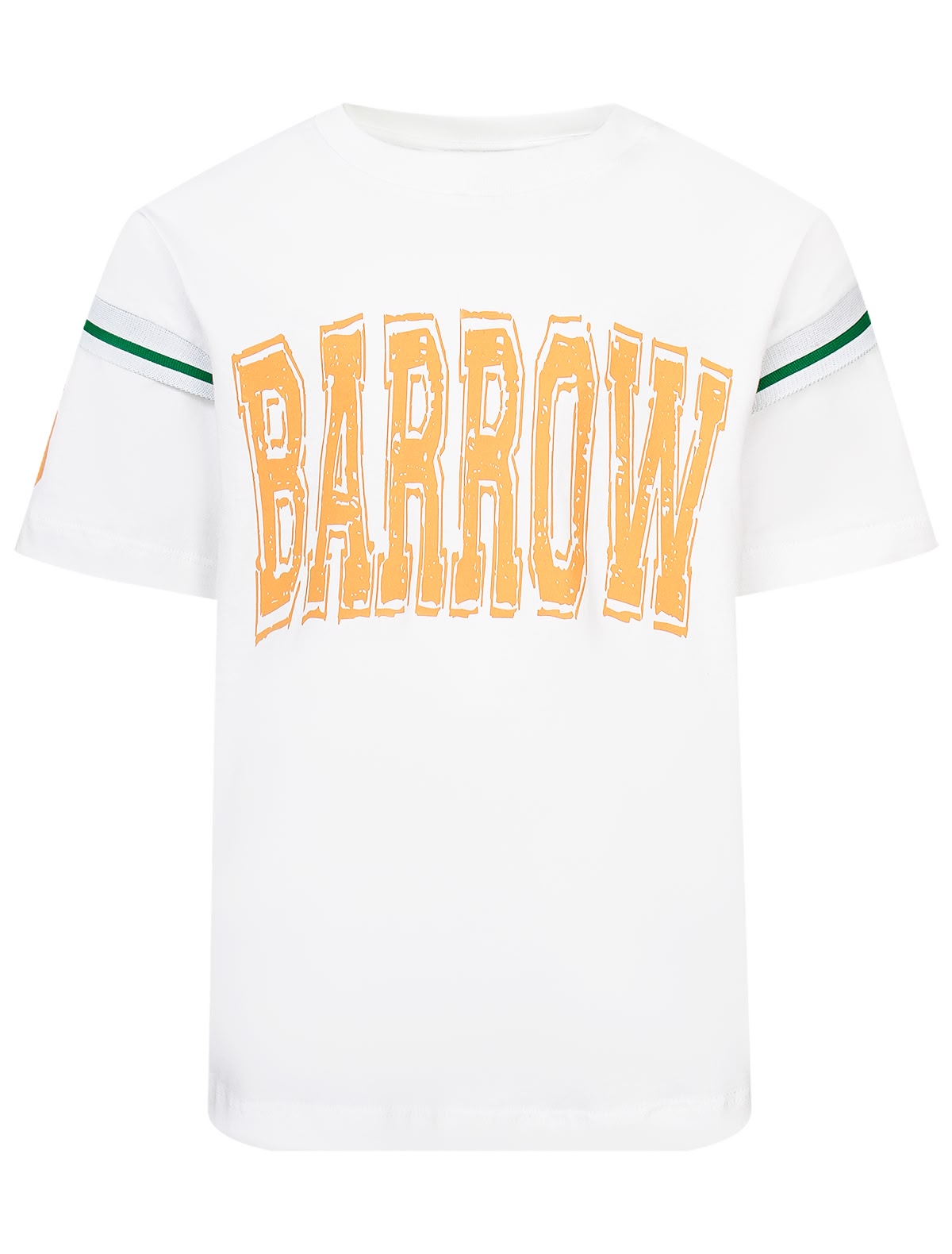 Белая футболка с крупным лого