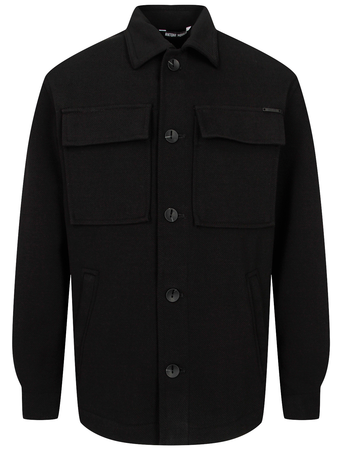 Рубашка Antony Morato 2619681, цвет черный, размер 7 1014519387490 - фото 1