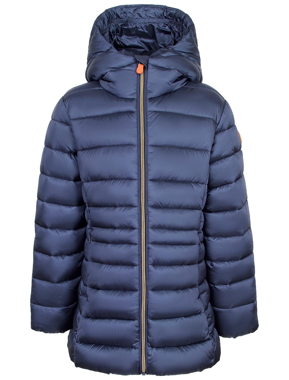 Синяя удлиненная куртка