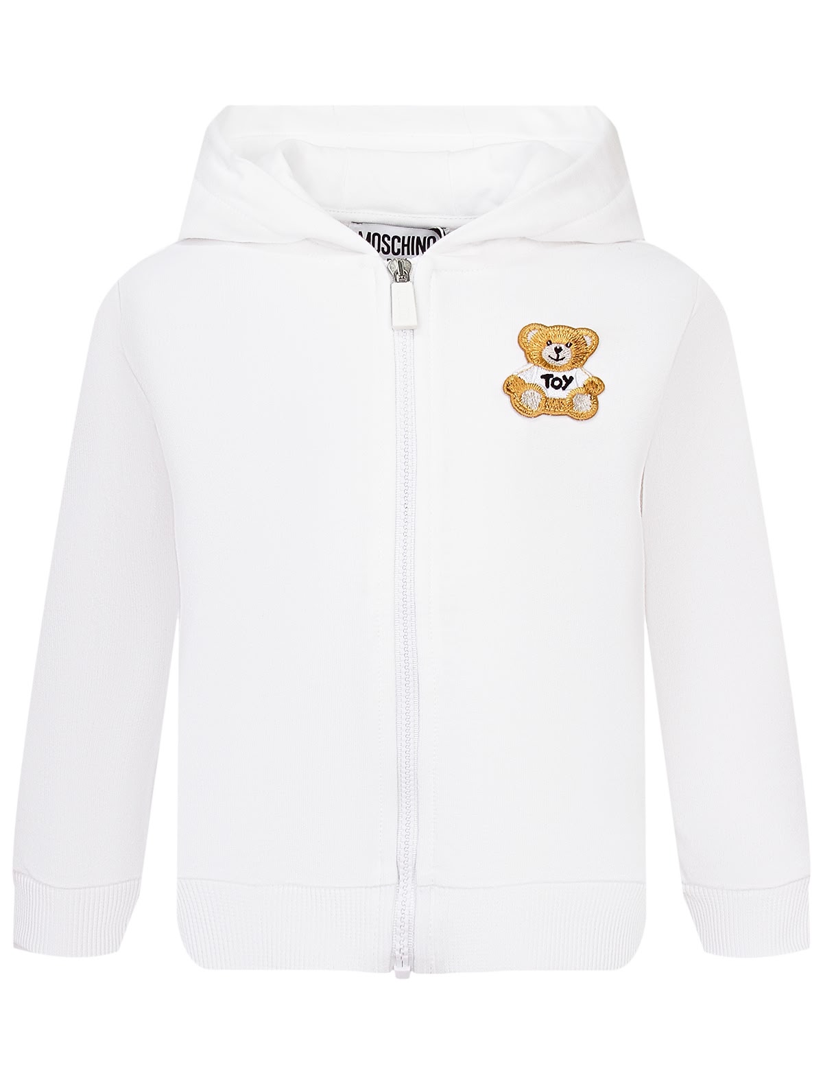 Белая толстовка с мишкой