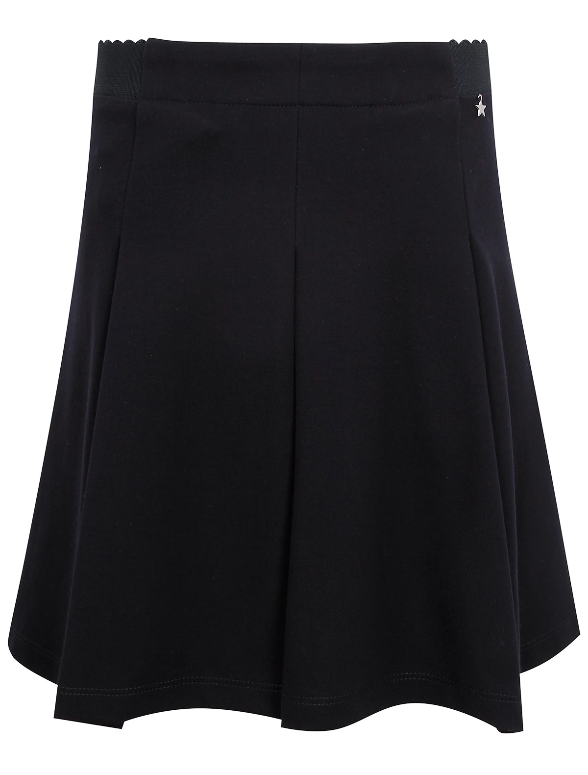 Юбка с крупными складками внутрь