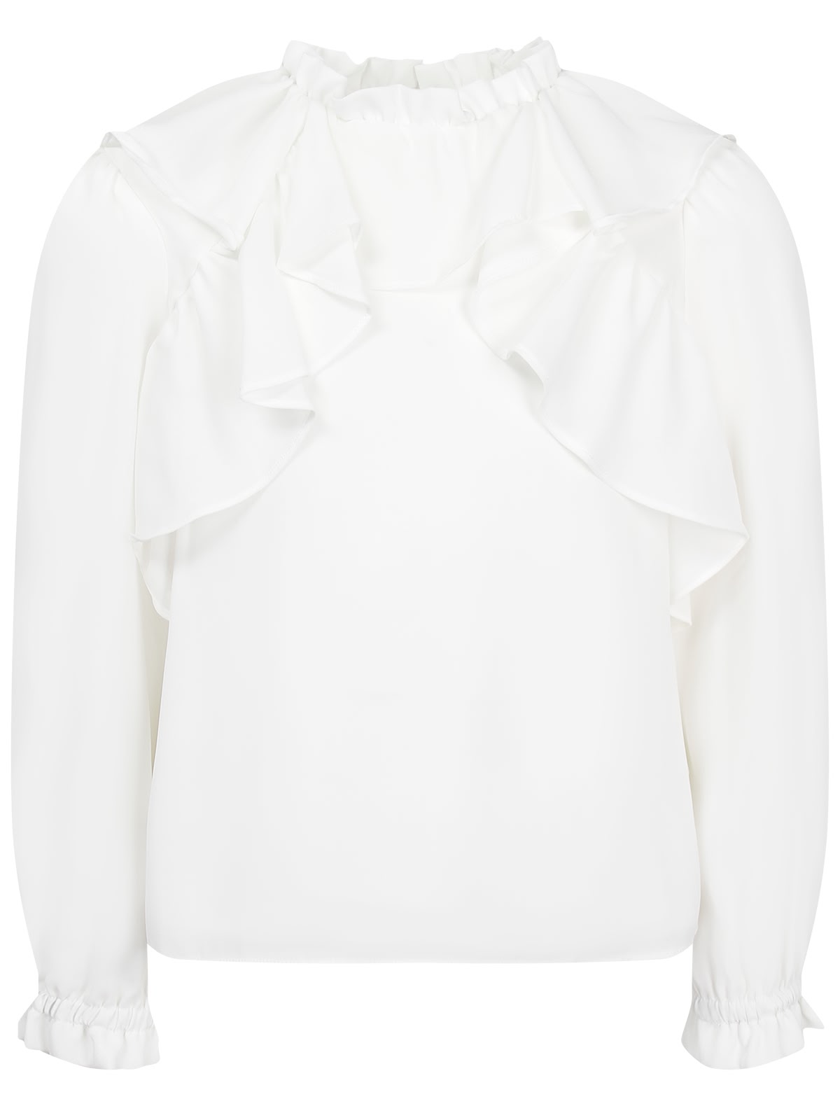 Молочная блуза