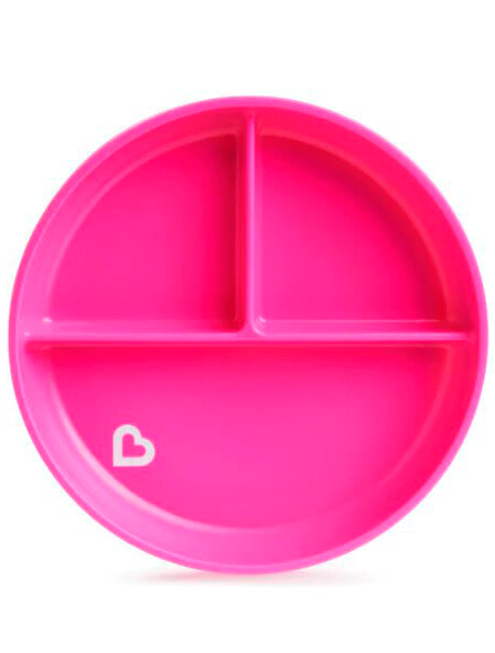 Тарелка Munchkin 2215922, цвет розовый