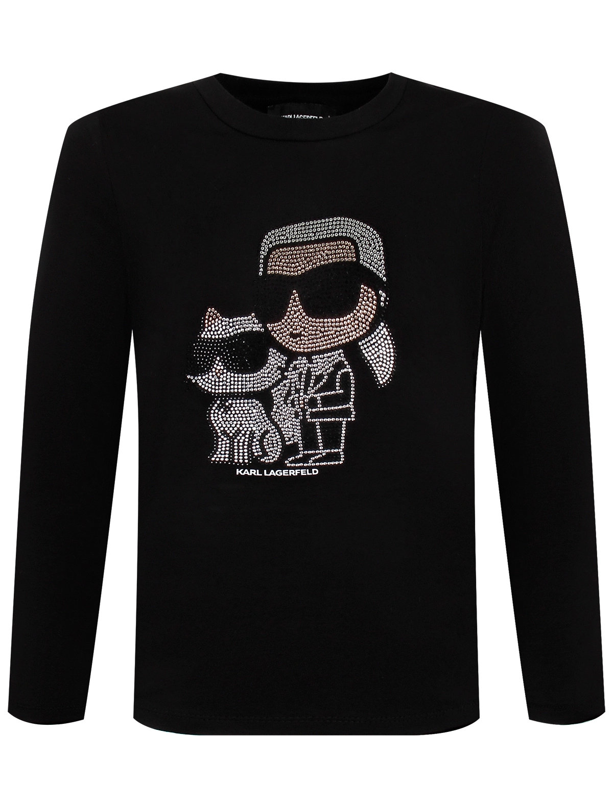 

Лонгслив Karl Lagerfeld, Черный, 3093969