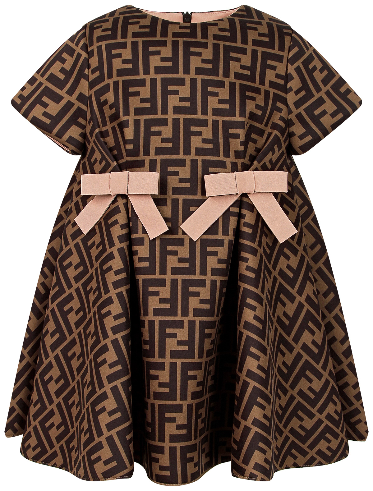 Платье Fendi 2327071, цвет коричневый, размер 6 1054509182513 - фото 1