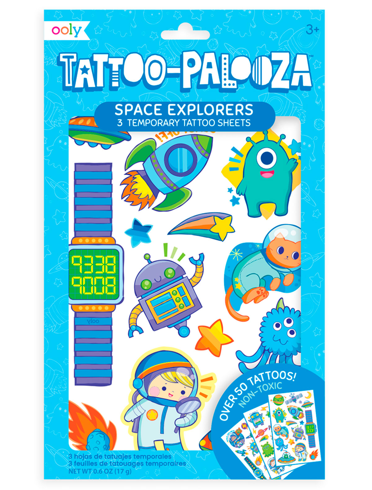 Переводные татуировки "Исследователи космоса"