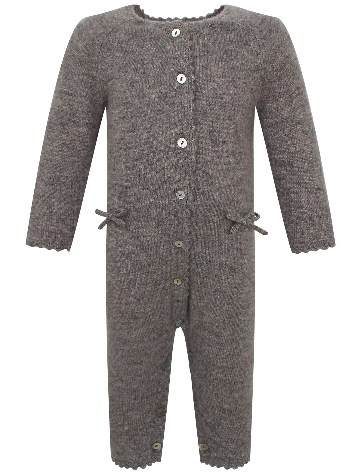 Серый кашемировый комбинезон