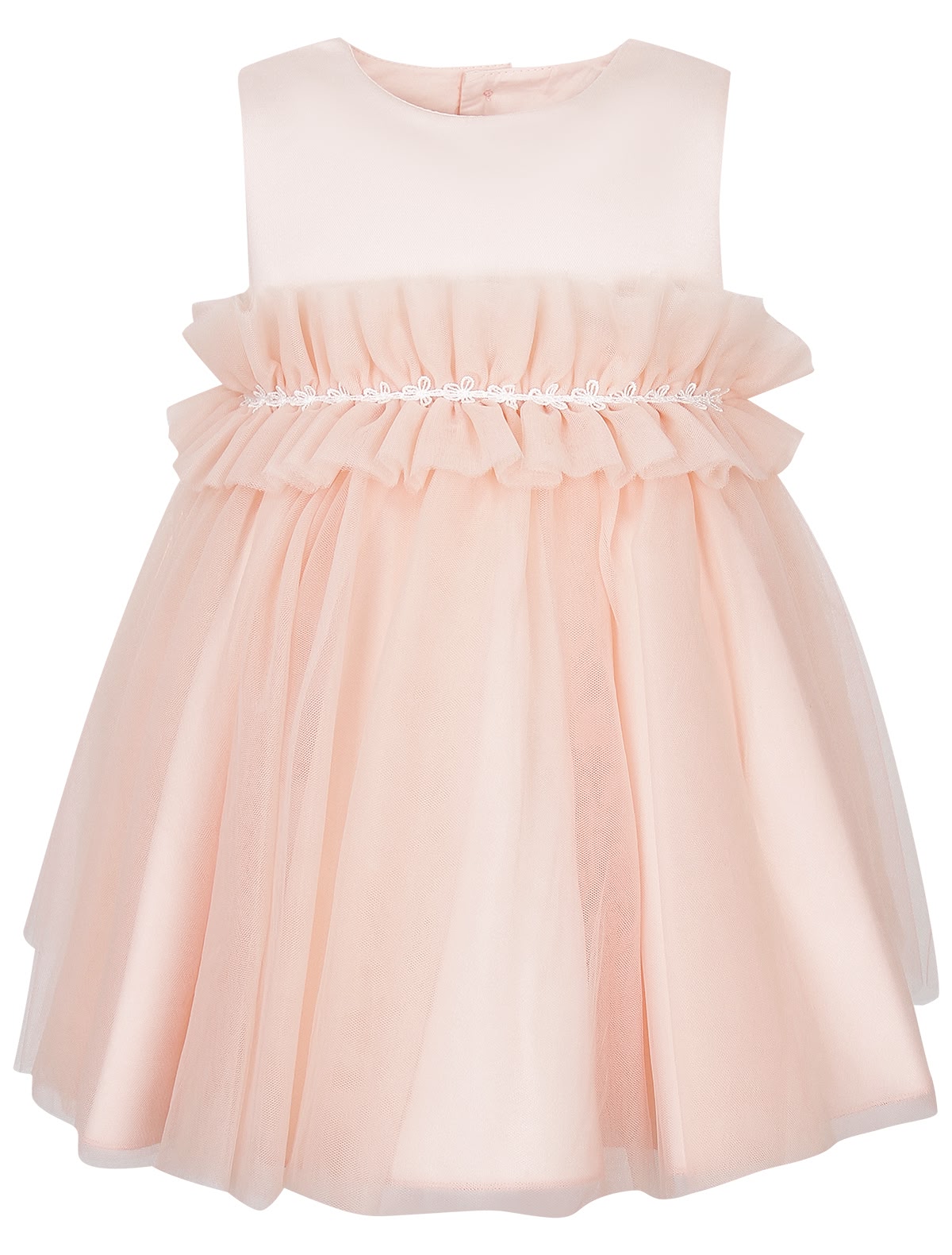 Платье с оборкой на талии