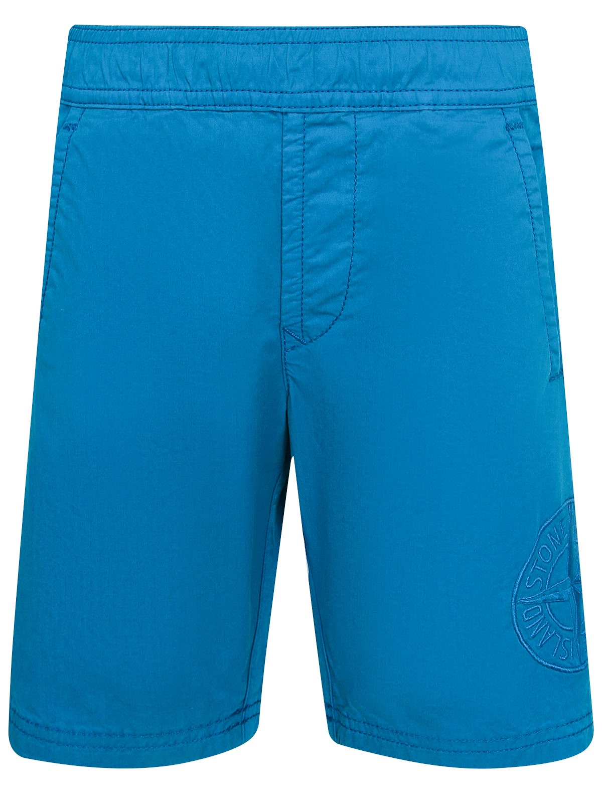 Синие хлопковые шорты