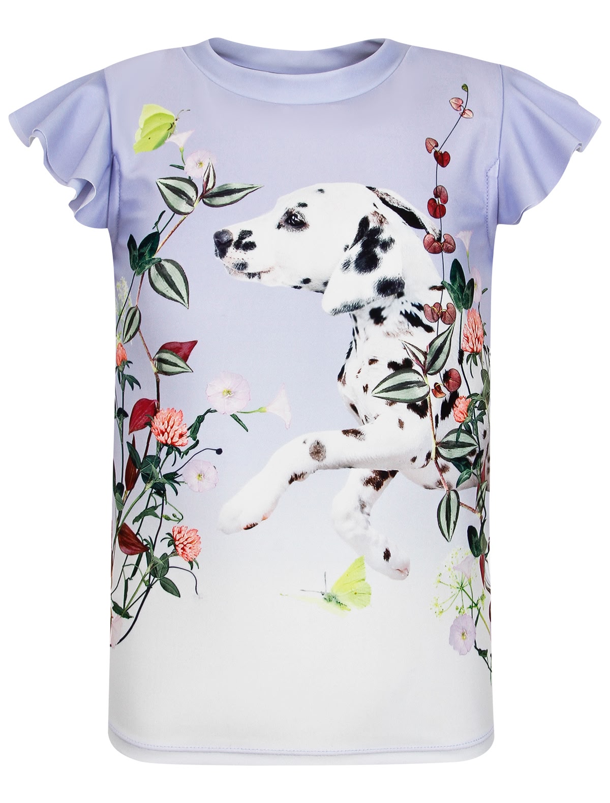 Футболка солнцезащитная с принтом далматин