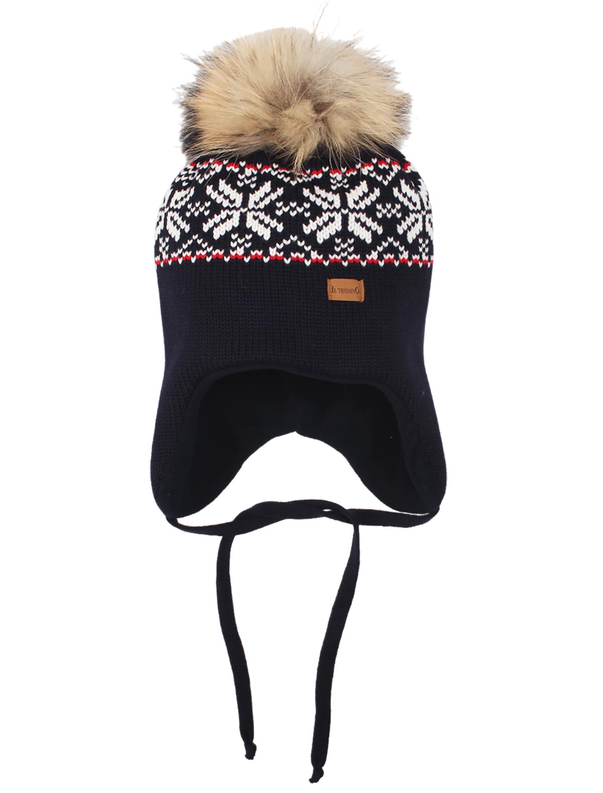 Шапка со скандинавским узором