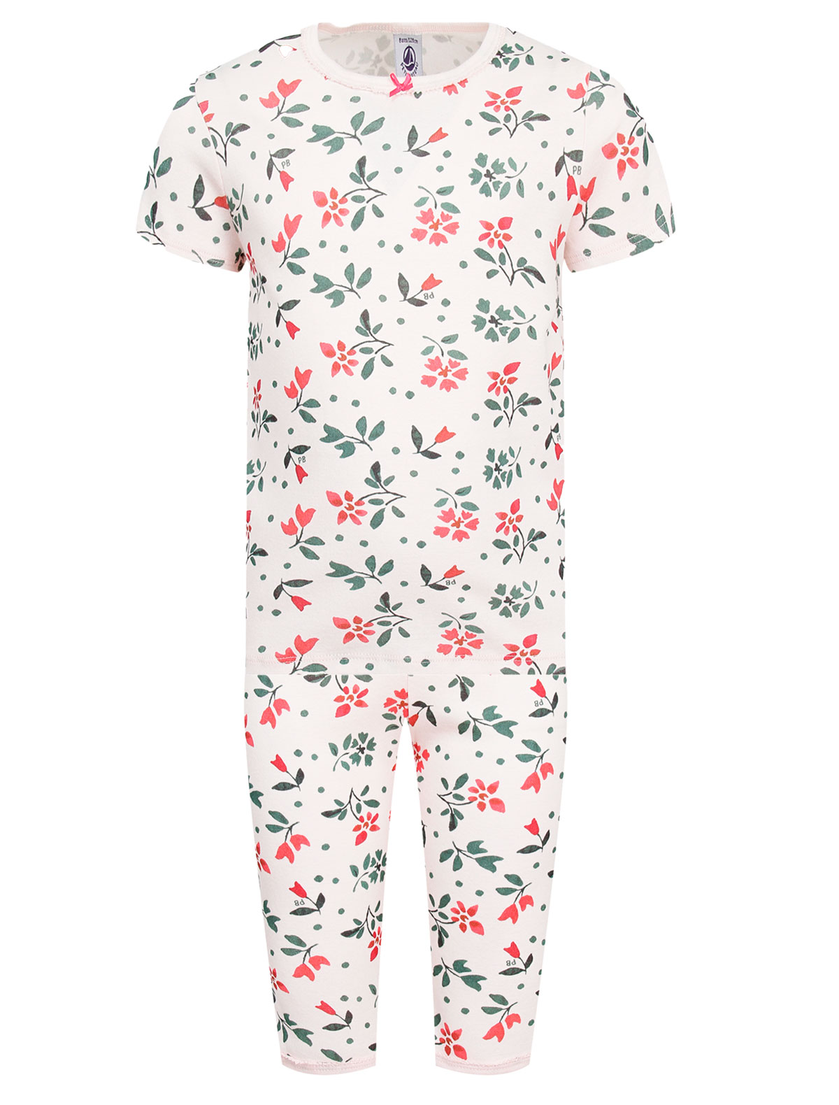 Пижама с цветочным принтом