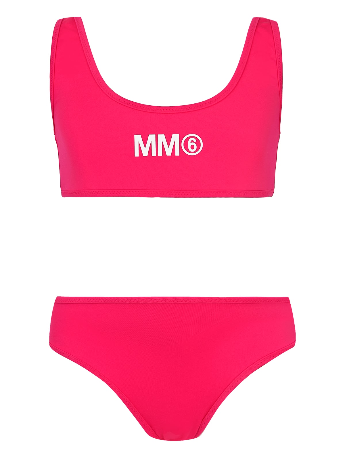 Раздельный купальник цвета фуксии