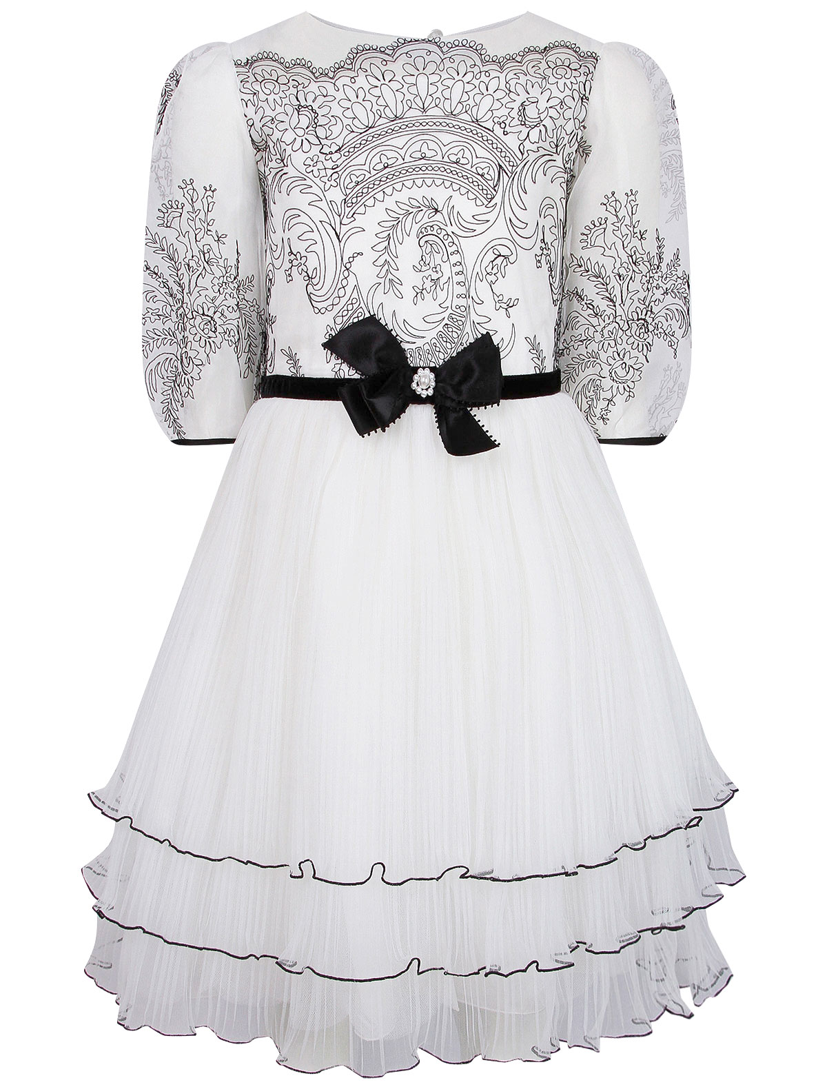 Платье Lesy 2252172, цвет белый, размер 11 1054609085356 - фото 1