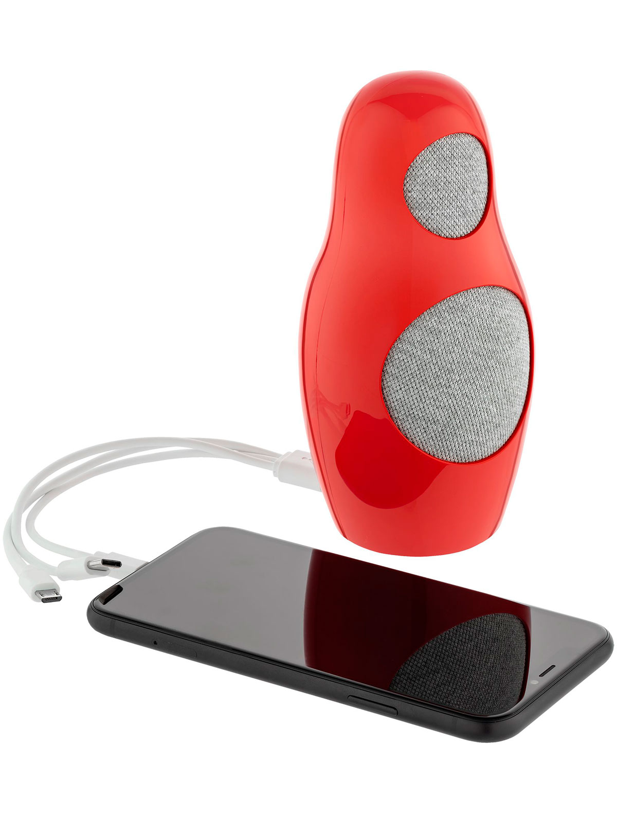 Беспроводная колонка Repeat с акк. 4000 мАч Красная матрешка