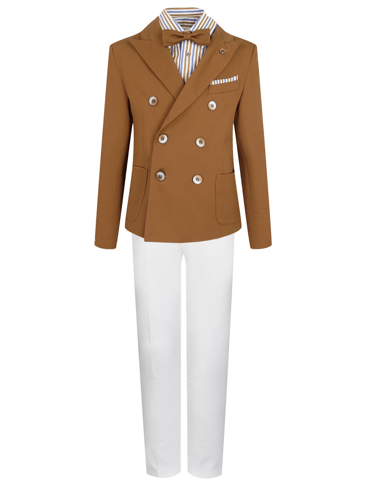 Костюм из 4 изд. с белыми брюками